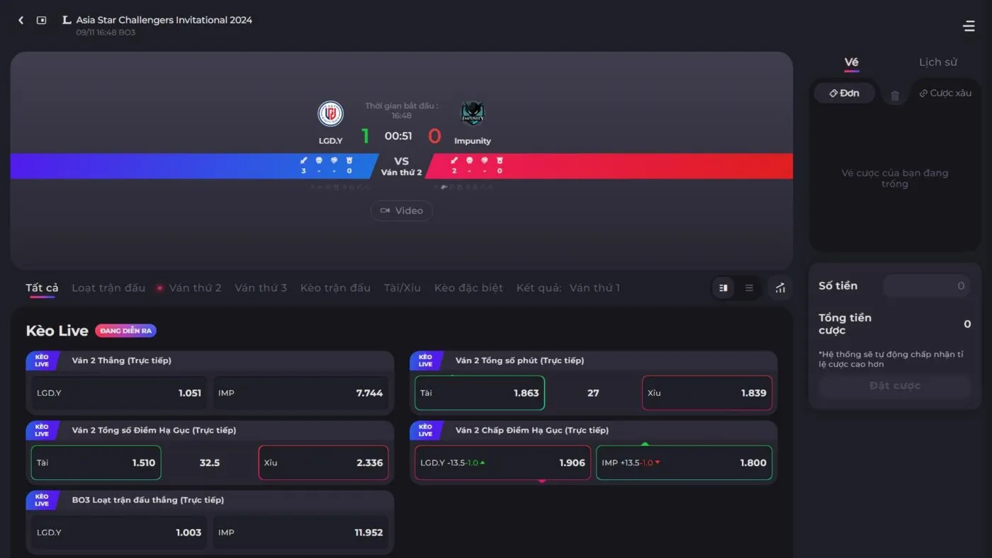 Điểm qua những loại kèo cược Liên Minh Huyền Thoại trực tuyến hay gặp